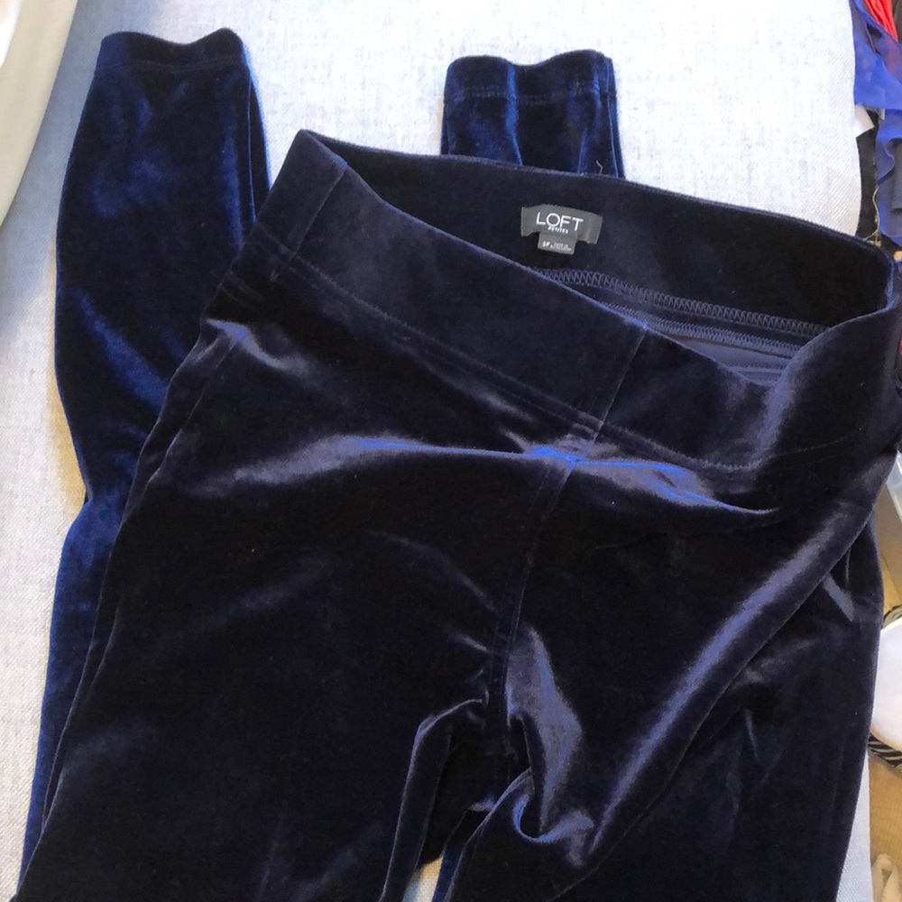 LOFT petite blue leggings